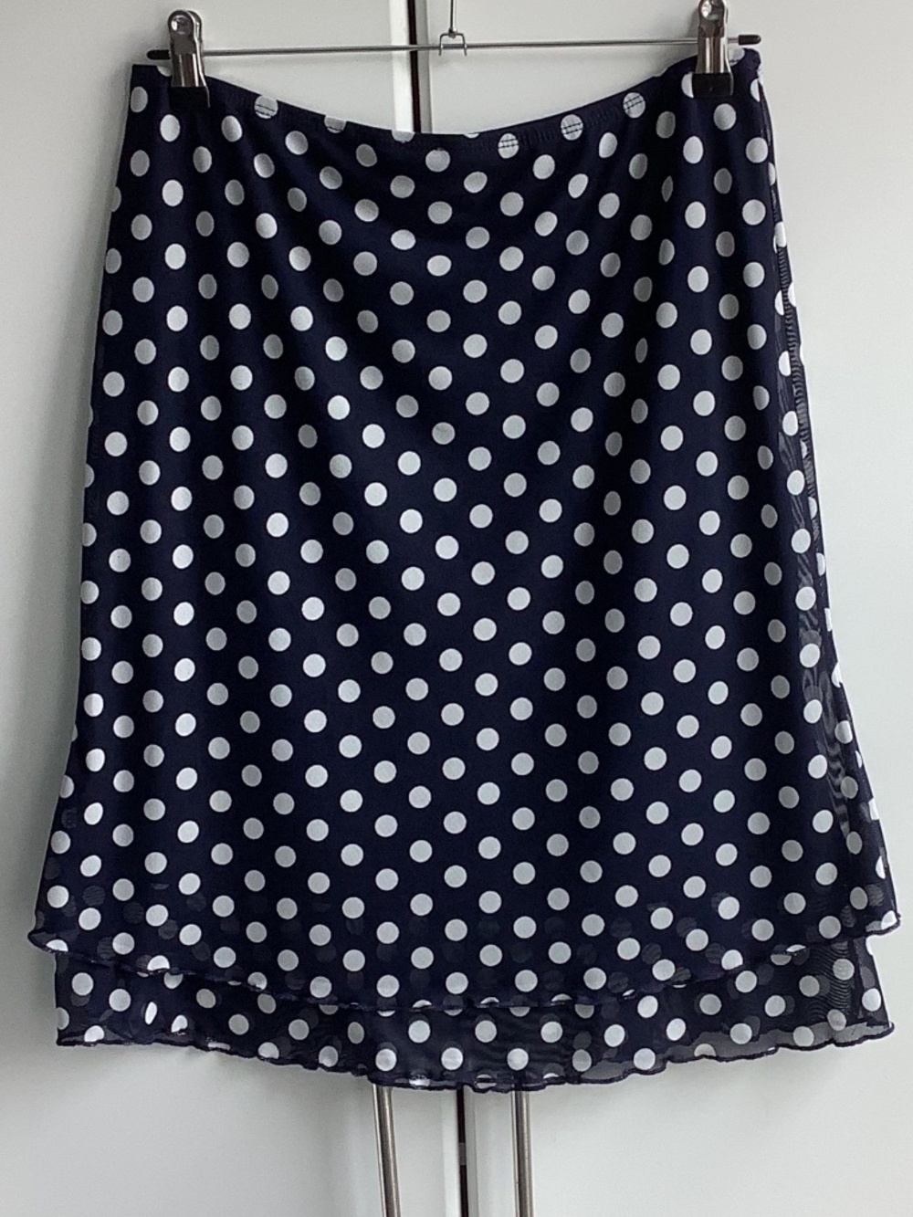 See You Monday Women Skirts, Size XL, Blue and White